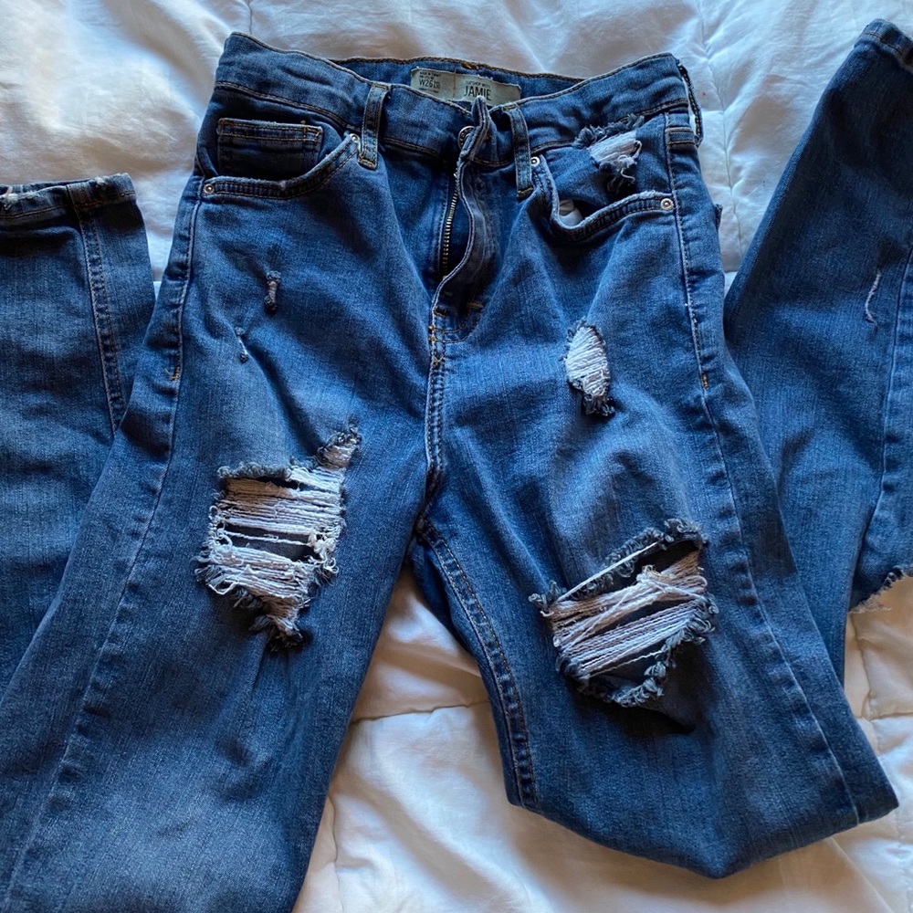 Topshop Jamie Denim Jeans